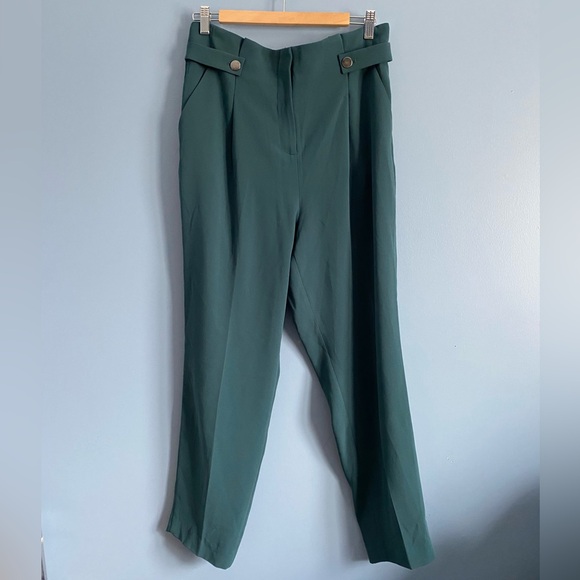 RW&CO. Pants - RW&CO. Green High-Waisted Trousers